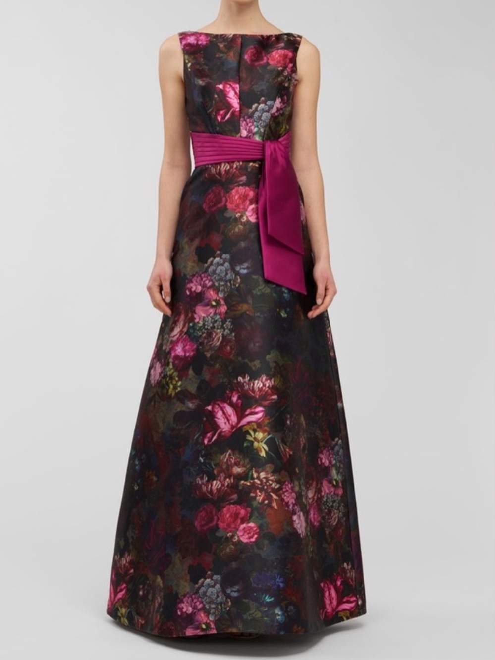 ✨NEW✨ Kay Unger Nicoletta gown in Mulberry multi combo